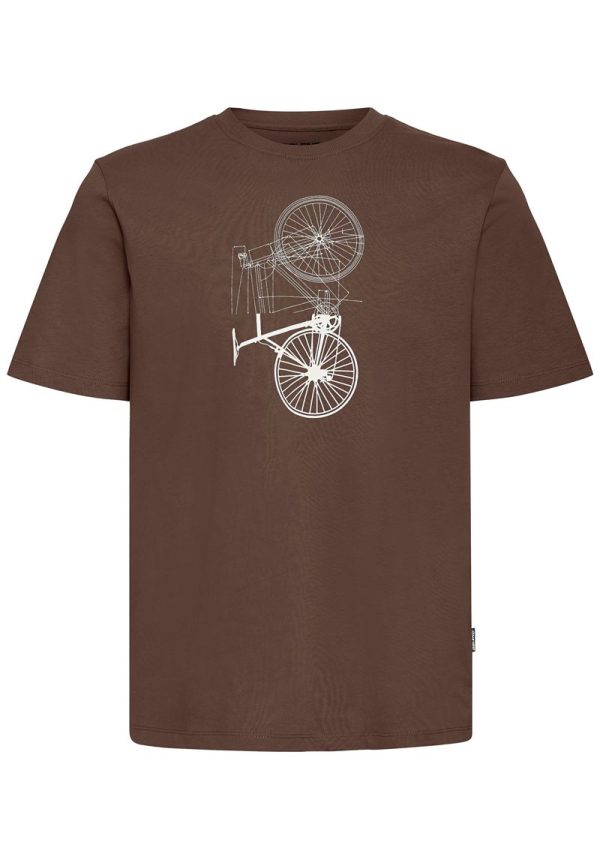 Blend bike brown t 9 Bailey Chocolate Brown T-Shirt