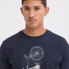 Blend bike navy t 4 Bailey Navy T-Shirt