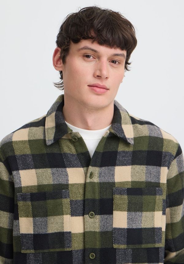 Blend deep depths check shirt 5 Deep Depths Check Overshirt