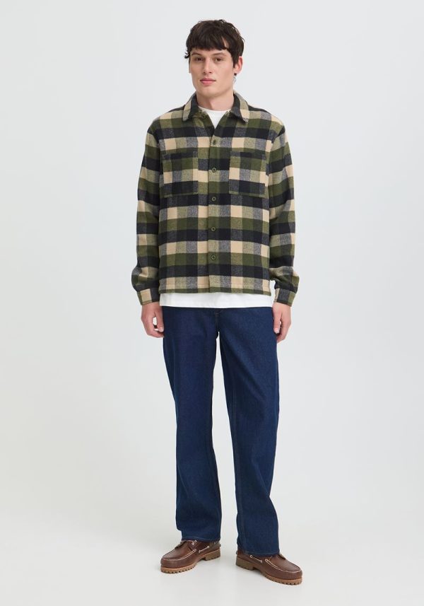 Blend deep depths check shirt 8 Deep Depths Check Overshirt