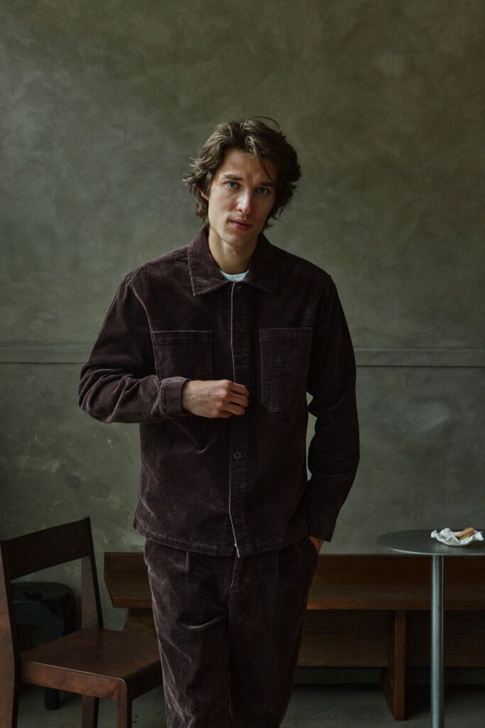Seal Brown corduroy Shirt