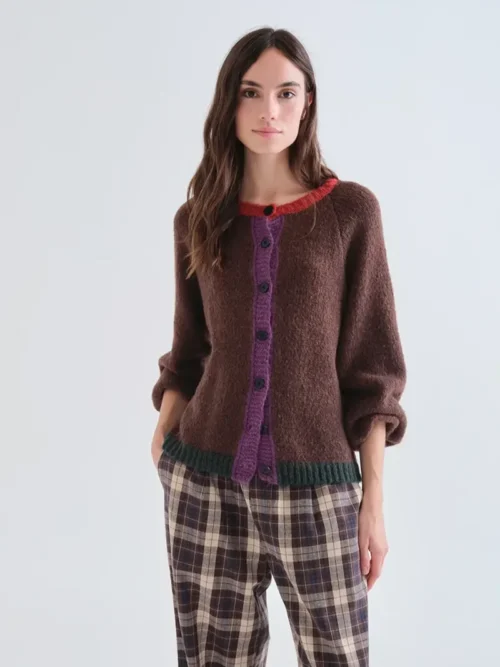 Compania brown cardigan 1 Dahlia Cardigan