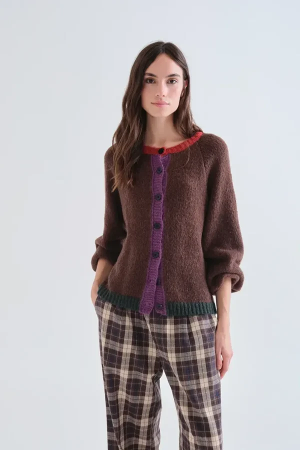 Compania brown cardigan 1 Dahlia Cardigan
