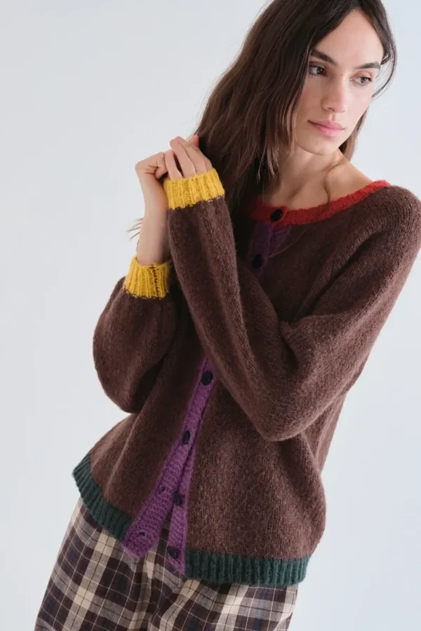 Compania brown cardigan 5 Dahlia Cardigan