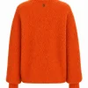 Syros Deep Orange Cardigan