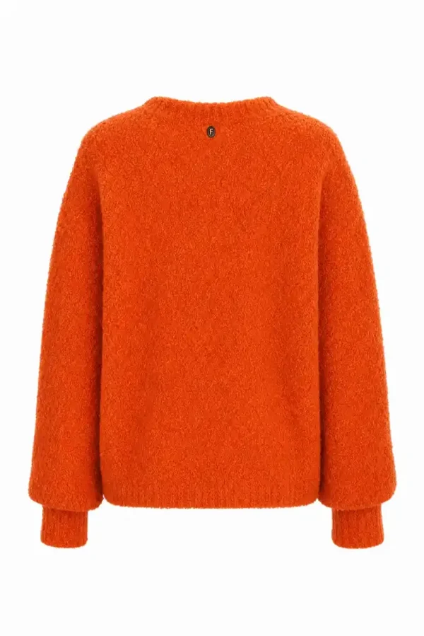 Syros Deep Orange Cardigan