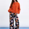Syros Deep Orange Cardigan
