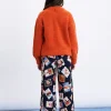 Syros Deep Orange Cardigan
