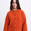 Syros Deep Orange Cardigan