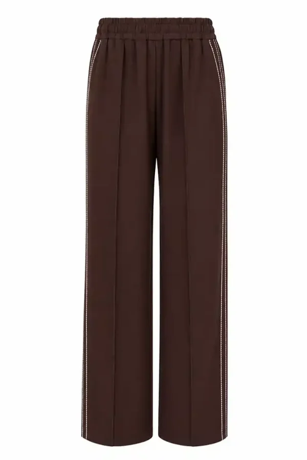Frnch plum joggers 2 Hera Chocolate Trousers