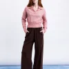 Frnch plum joggers 3 Hera Chocolate Trousers