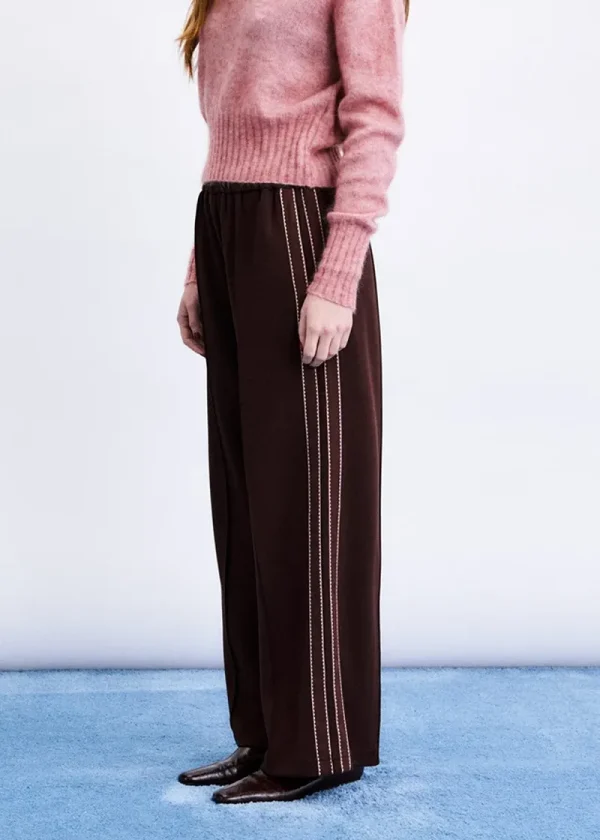 Frnch plum joggers 4 Hera Chocolate Trousers