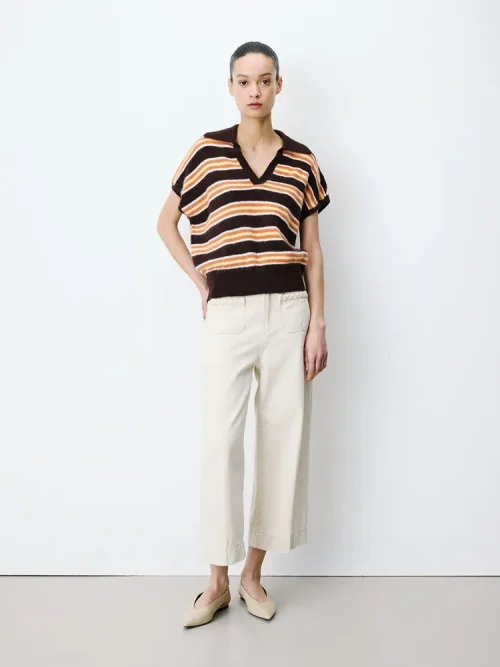 Aizen Chocolate Stripe Sweater