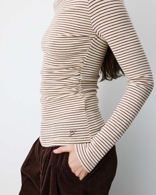 Grace & mila aralee stripe top 3 Aralee Sable Stripe Top
