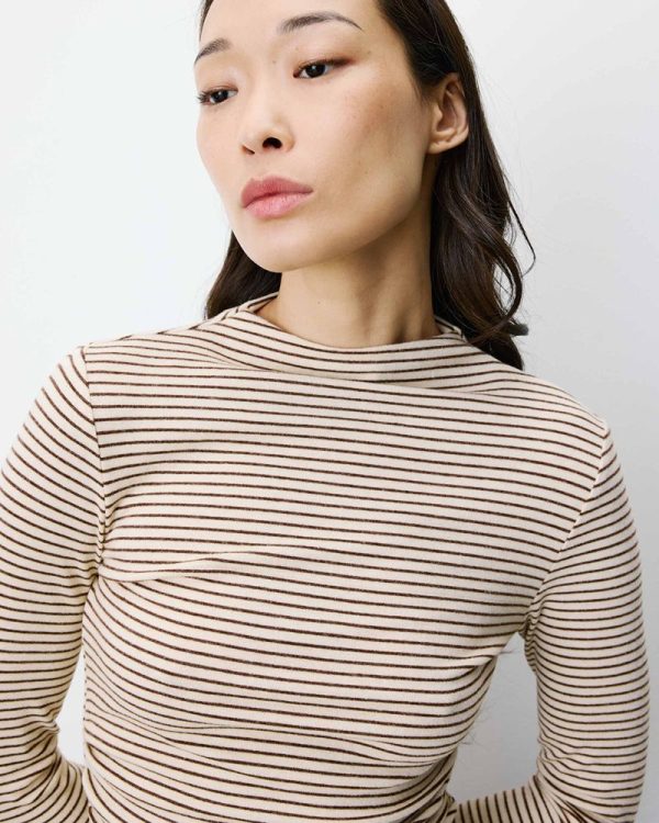 Grace & mila aralee stripe top 4 Aralee Sable Stripe Top