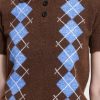 Ichi argyle dasila chicory 1 Dasila Chicory Argyle Knit
