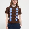 Ichi argyle dasila chicory 4 Dasila Chicory Argyle Knit
