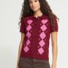 Ichi argyle dasila rhodedendron 5 Dasila Rhododendron Argyle Knit