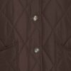 Ichi hansa mole puffa 6 Hansa Chocolate Brown Coat
