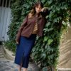 Ichi kate brown jacket 1 Kate Chocolate Torte Quilted Jacket