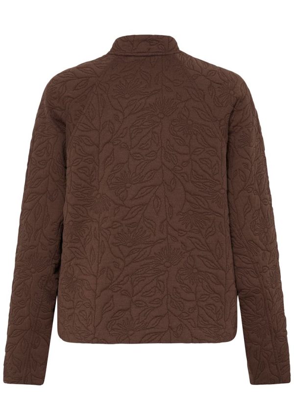 Ichi kate brown jacket 4 Kate Chocolate Torte Quilted Jacket