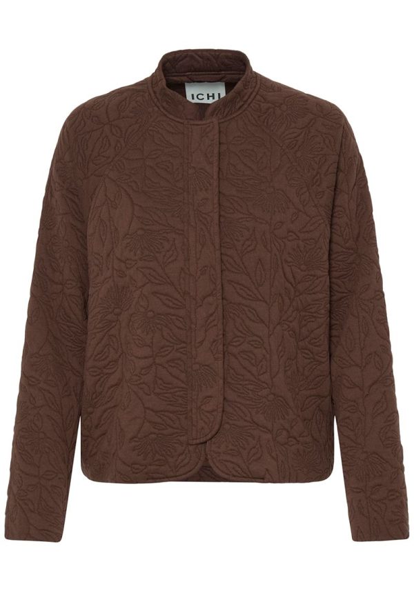 Ichi kate brown jacket 5 Kate Chocolate Torte Quilted Jacket