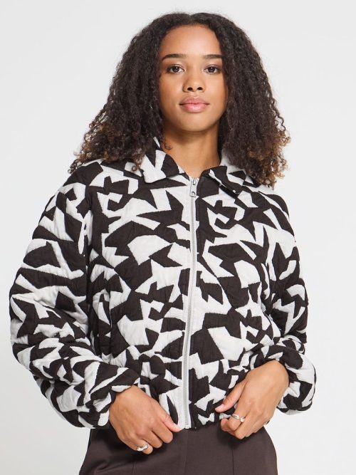 Ichi kate casual jacket 2 Kate Quilted Bomber