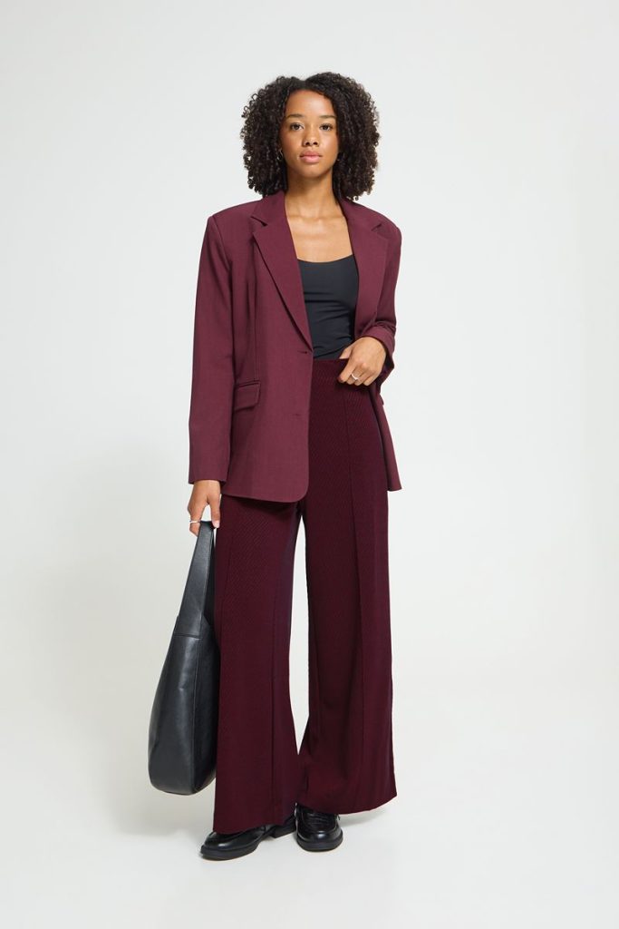 Kate Port Herringbone Pants