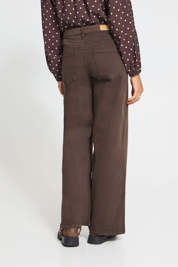 Ichi ziggy coffee bean jeans 1 Coffee Bean Ziggy Wide Jean