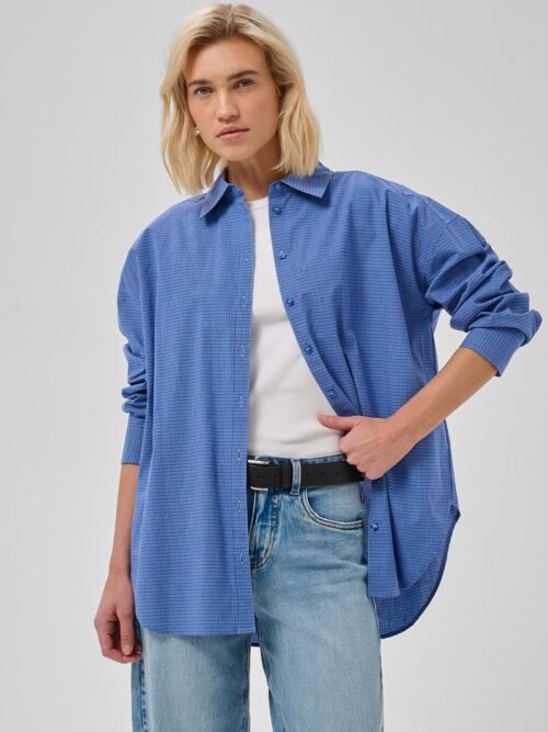 Ilse Beaucoup Blue Check Shirt