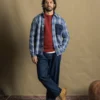 Mos Mosh Wilson jacket 1 Wilson Indigo Check Jacket