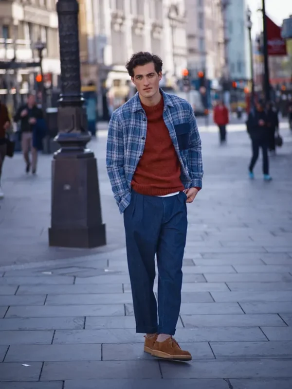Mos Mosh Wilson jacket 6 Wilson Indigo Check Jacket