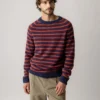 Mos mosh carlos navy stripe knit 6 Carlos Indigo Stripe Sweater