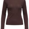 Object brown plain top 3 Alma Chocolate Brown Top