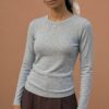 Alma Grey Marl Top