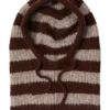 Milu Brown Striped Balaclava