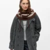 Milu Brown Striped Balaclava