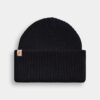 Black Big Fold Beanie