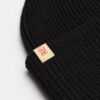 Black Big Fold Beanie