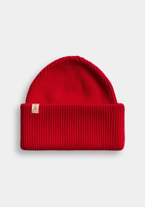 Revolution big fold red 1 Red Big Fold Beanie
