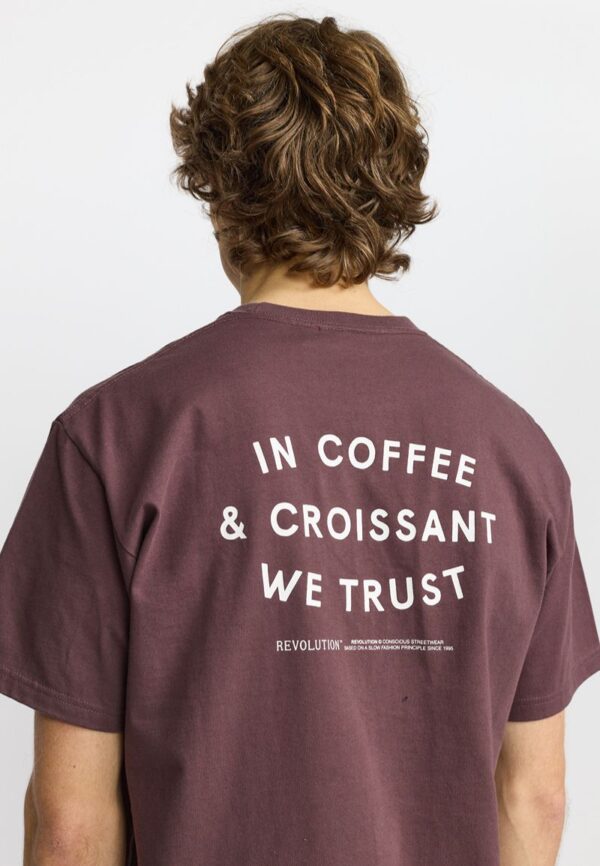 Revolution coffee t 1 Coffee & Croissant T-Shirt