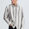 Solid celadon shirt 4 Venturo Stripe Shirt