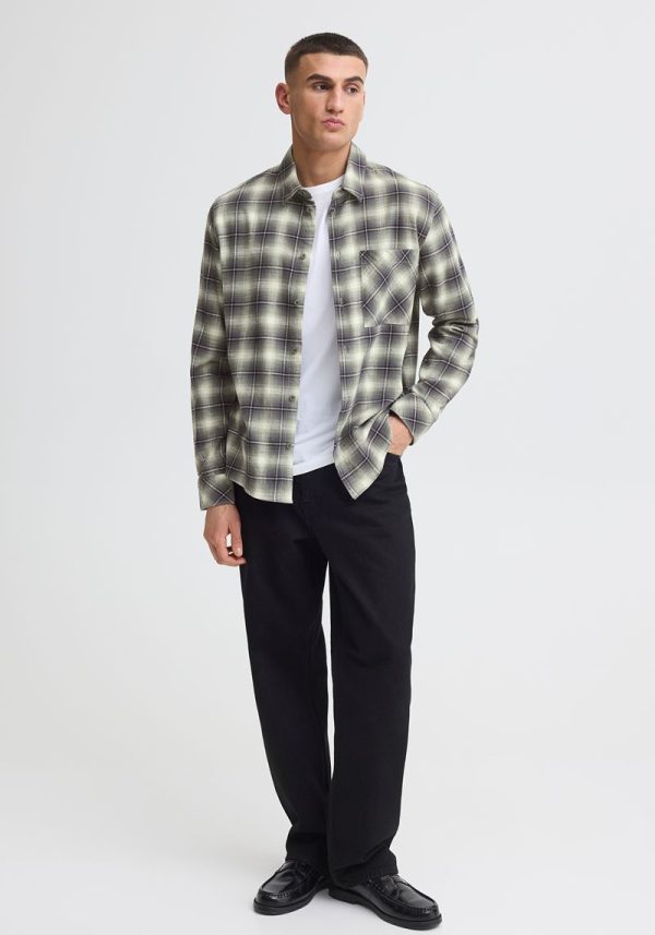 Solid check agave shirt 5 Tavish Agave Check Shirt