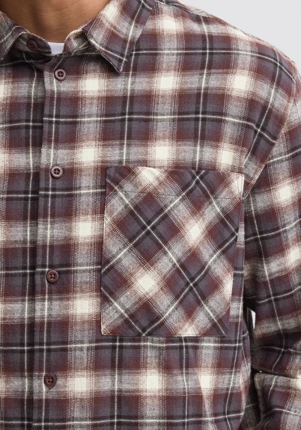 Tavish Fudge Red Check Shirt