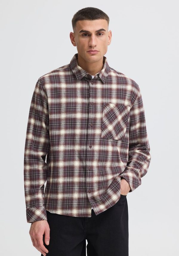 Tavish Fudge Red Check Shirt