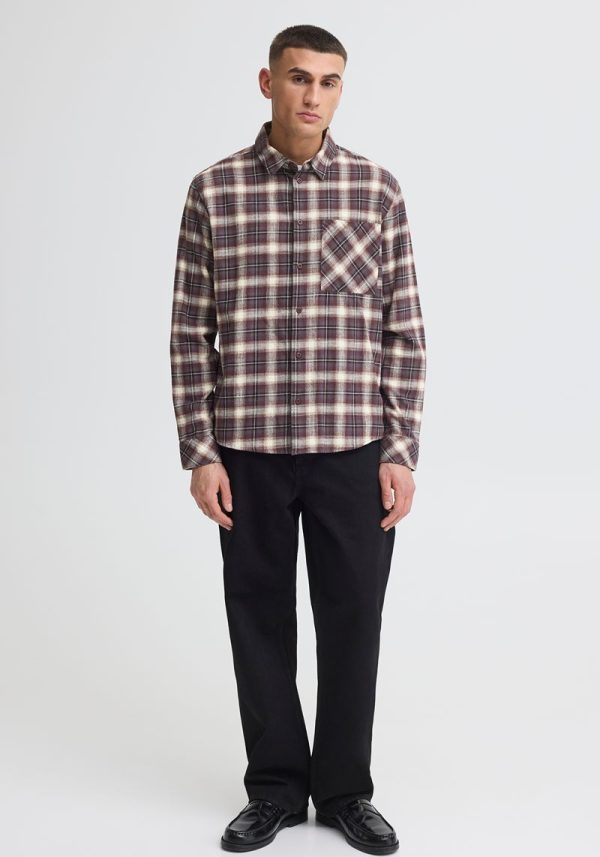 Tavish Fudge Red Check Shirt