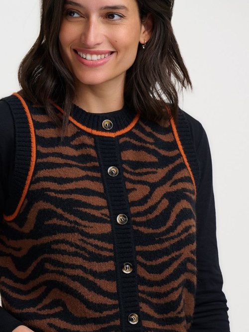 Sugarhill leopard waistcoat 4 Natalie Tiger Waistcoat