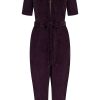 Sugarhill plum cord jumpsuit 5 Meredith Corduroy Jumpsuit
