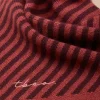 Berry Stripe Merino Wool Scarf