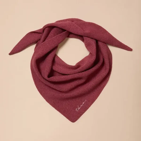 Berry Merino Wool Scarf